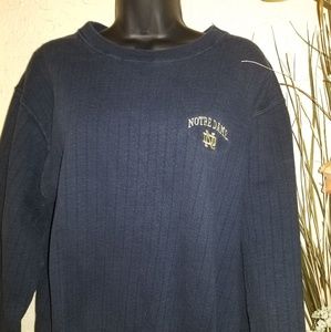 Notre Dame Ribbed Fleece Sweater